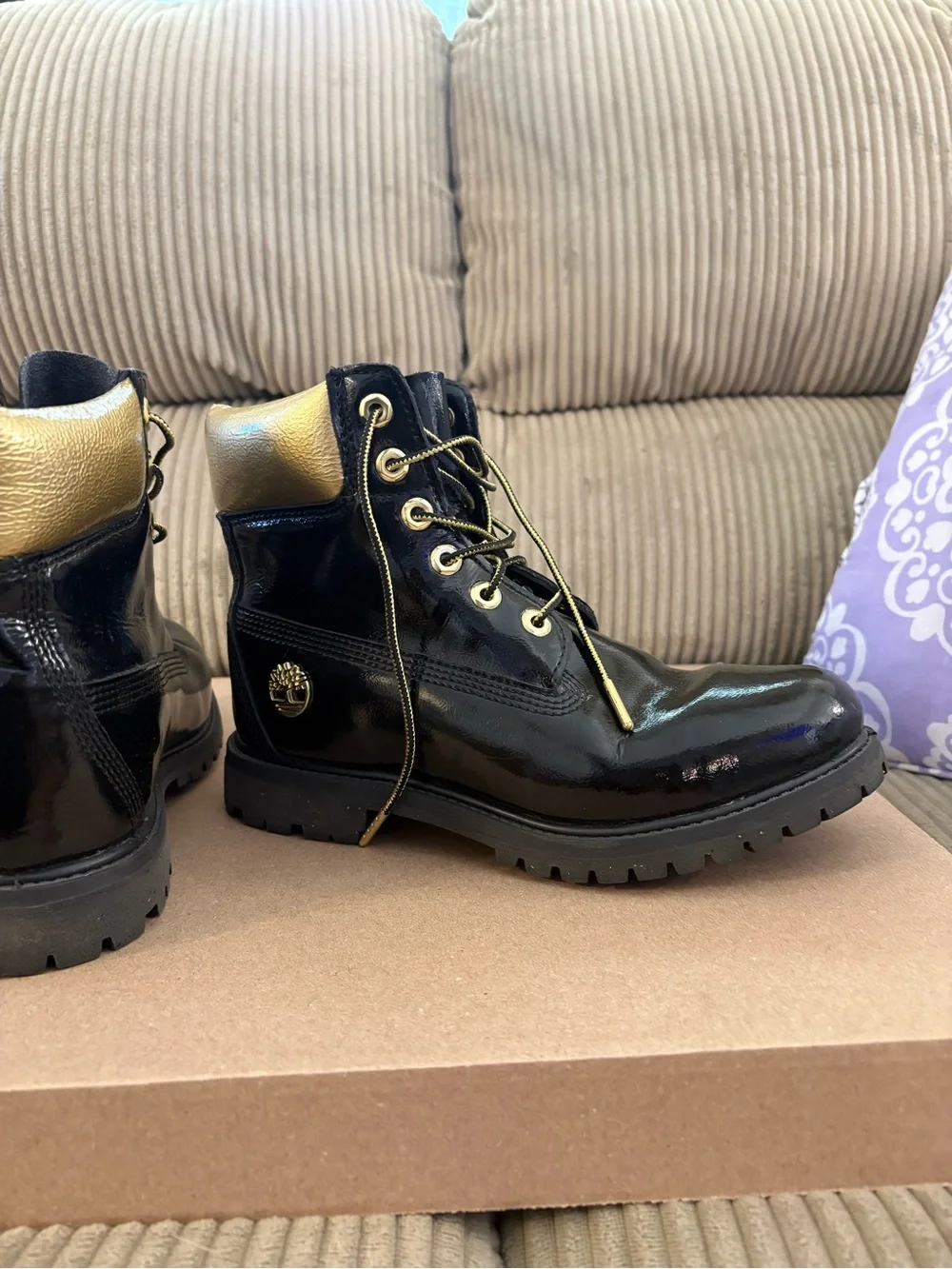 Timberland sleek patent